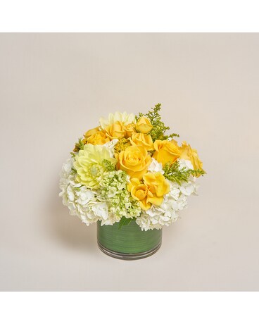 Mellow Yellow Flower Arrangement