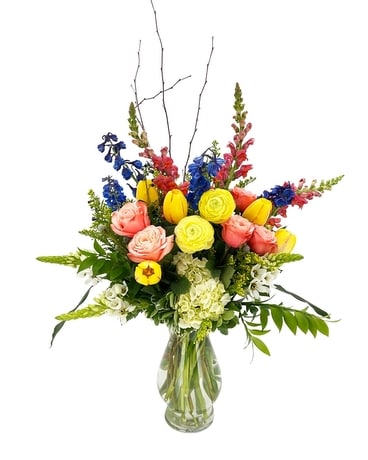 You Brighten My Life Flower Arrangement