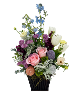 Easter Basket Flower Arrangement
