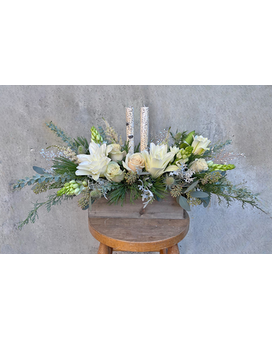 Winters Glow Flower Arrangement