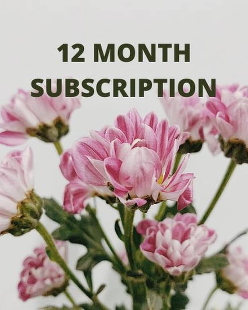 12 Month Subscription in Salt Lake City UT - Hillside Floral