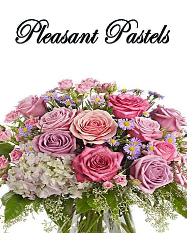 Pleasant Pastels Flower Arrangement