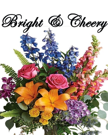 Bright And Cheery Flower Arrangement