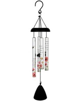 Wind Chime size,  inches height and  inches wide.