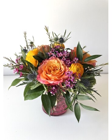 Mango Tango Flower Arrangement