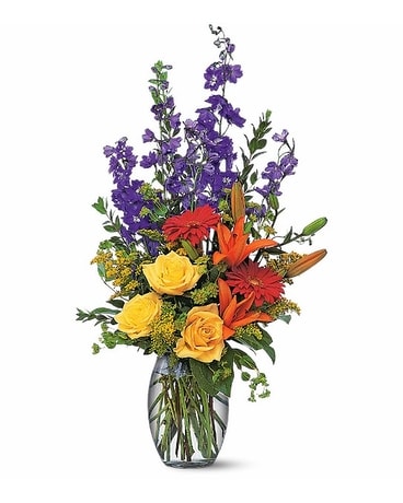 Colorful Sentiments Flower Arrangement