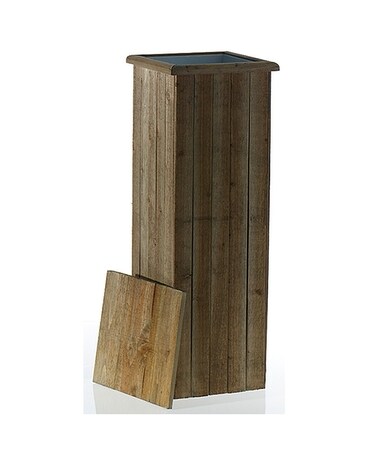 rustic pedestal