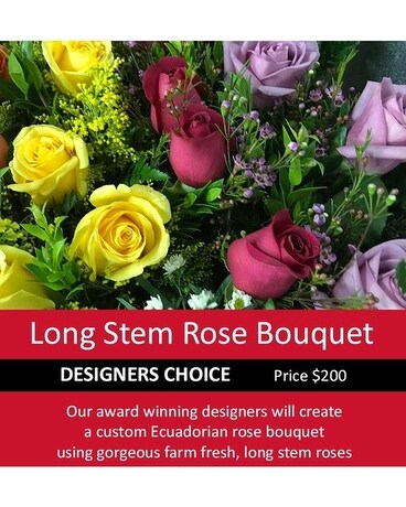 Designer's Choice Roses Arranged Flower Arrangement