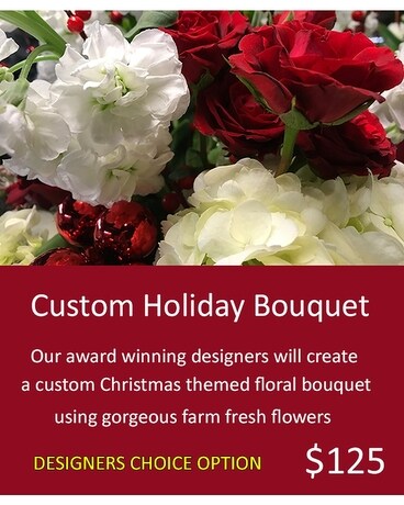 Designers Choice Christmas Bouquet 125 Flower Arrangement