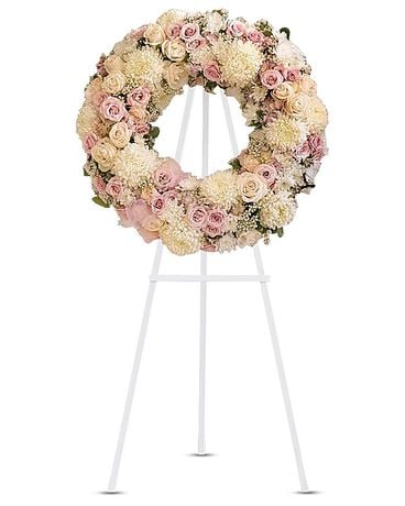 Eternal Peace Wreath Funeral Arrangement