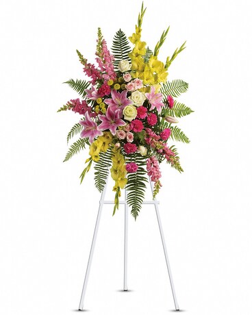 Rays of Light Spray Funeral Arrangement