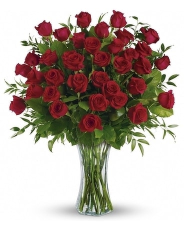 Three Dozen Philly Area Roses Flower Arrangement