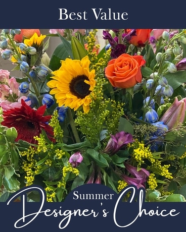 Designer's Choice Summer Arrangement Flower Arrangement