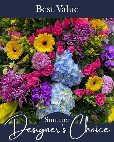 Designer's Choice Summer Arrangement Flower Arrangement