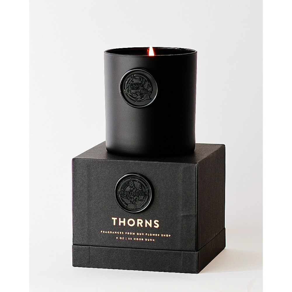 Thorns Candle | DRD Exclusive in Dallas TX - Dr Delphinium Designs