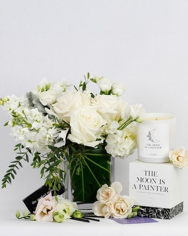 Flowers & Fragrance Set // Magnolia + Sea Orchid Flower Arrangement