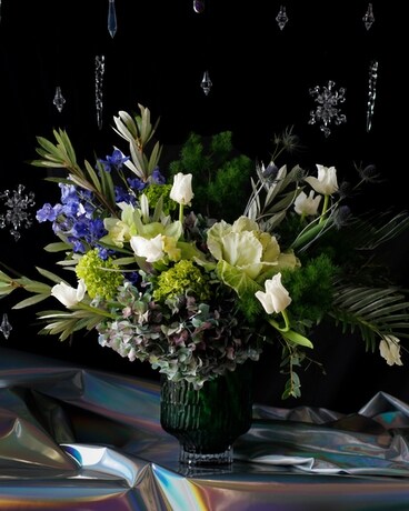 Winter Solstice Flower Arrangement