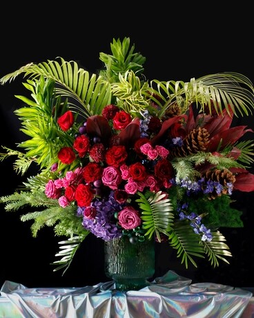 Rose Noir Winter // Couture Collection Flower Arrangement