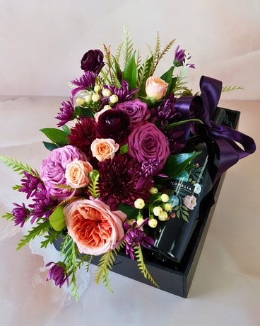 Noir in Bloom | Fall Bella Box in Dallas TX - Dr Delphinium