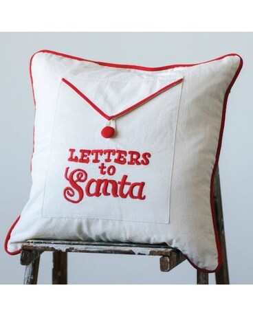 Letters To Santa Pillow In Dallas Tx Dr Delphinium Designs Events