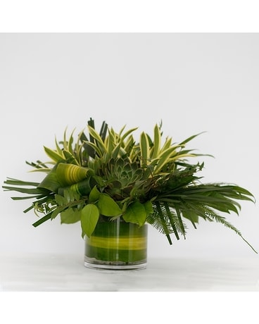 Serenity Vase Design & Sign-In Flower Arrangement