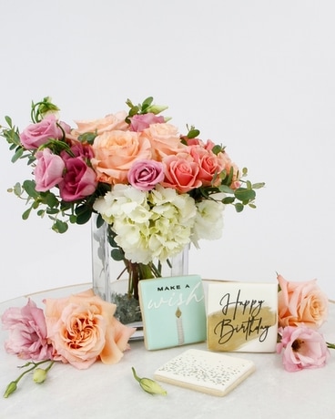 PETAL PARTY // Birthday Flowers & Cookies Set Flower Arrangement
