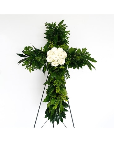 Radiance Cross Flower Arrangement
