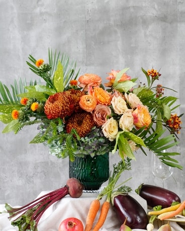 Ginger Mezcal & Fig Flower Arrangement