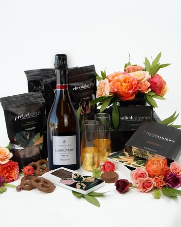 FLEURS DE CHAMPAGNE LUXEBOX Flower Arrangement