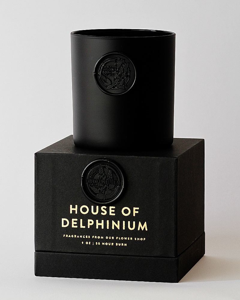 House of Delphinium Candle | DRD Exclusive in Dallas TX - Dr
