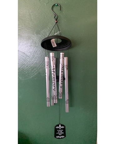 Black In Memory Wind Chime Gifts