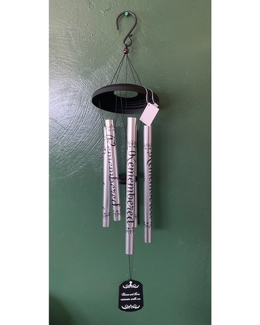 Black Remembered Wind Chime Gifts