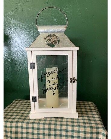 FOREVER IN OUR HEARTS WHITE WOOD LANTERN Gifts