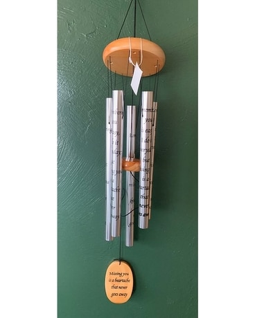 Wood Missing You Wind Chime Gifts