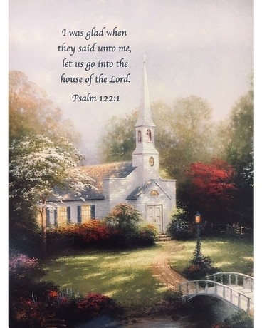 Quilt with Psalm 122:1 Gifts