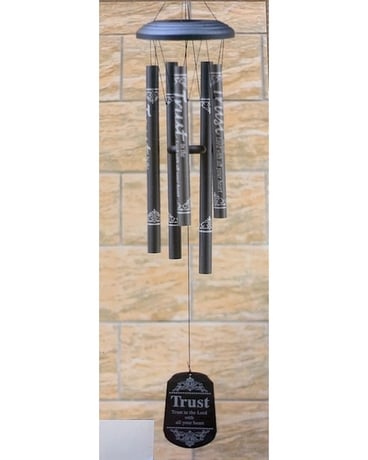 Black Trust Wind Chime Gifts