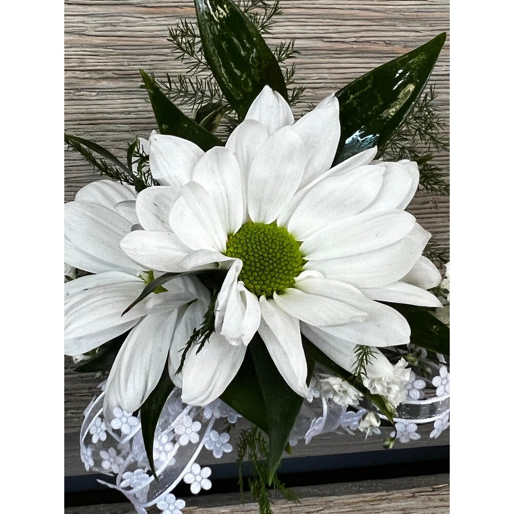 Mini Daisy Corsage in Eagle River AK - Oopsie Daisy LLC.