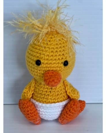 Baby Duck size,  inches height and  inches wide.