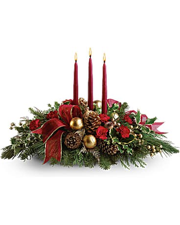 All is Bright Flower Arrangement