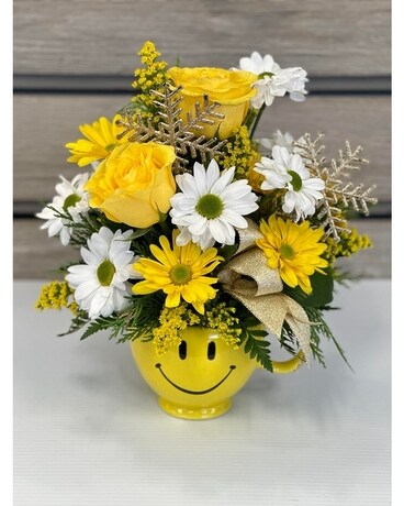 Be Happy Bling Flower Arrangement