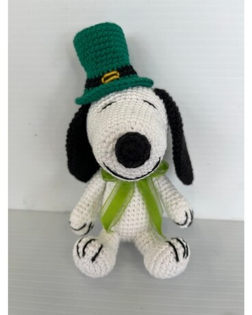 St. Patty Snoopy Flower Arrangement
