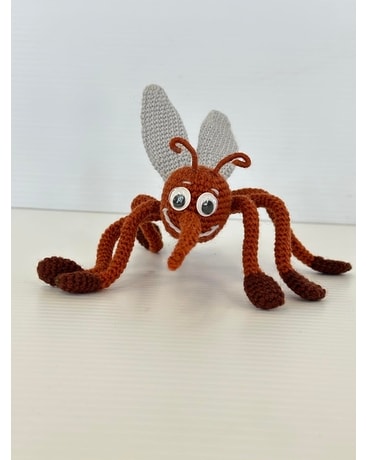 Mosquito size,  inches height and  inches wide.