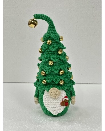 Martina Gnome Tree Flower Arrangement