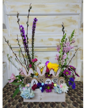 Easter Centerpiece Flower Arrangement