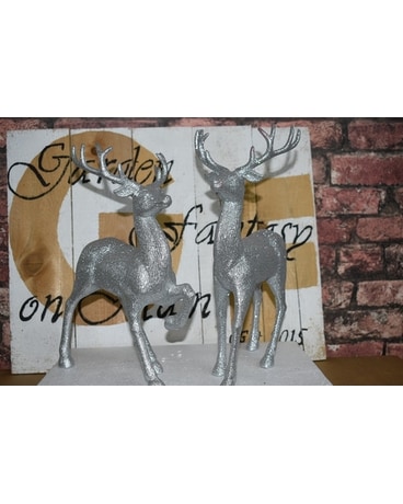 Silver deer Statue Custom product