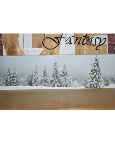 Snowy Forest Canvas Custom product