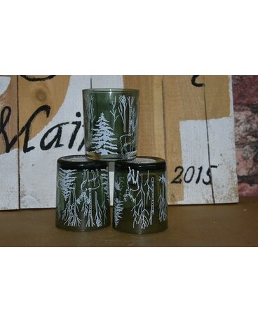 Green Woodland Deer Candle Holder Custom product