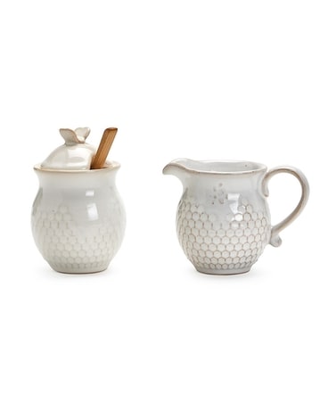 Bee Honeycomb Honey Jar & Creamer Gifts