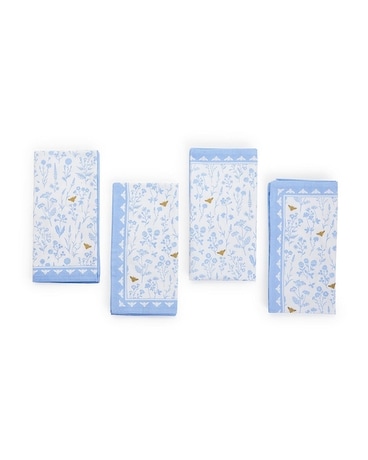 Bees & Blooms 4pc Napkins Gifts