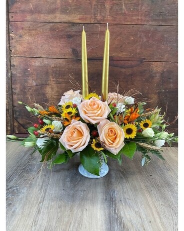 Gold Harvest Flower Arrangement